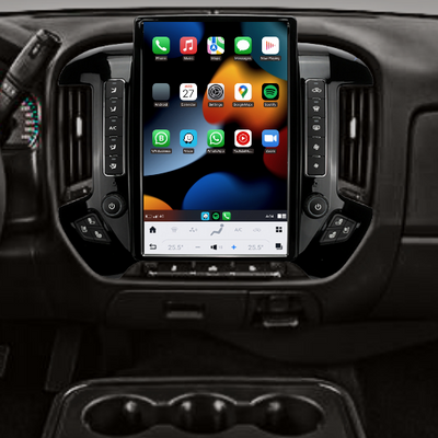 Chevrolet Silverado 2014-2018 Apple CarPlay & Android Auto Tesla-Style 14.5" - Nifty City