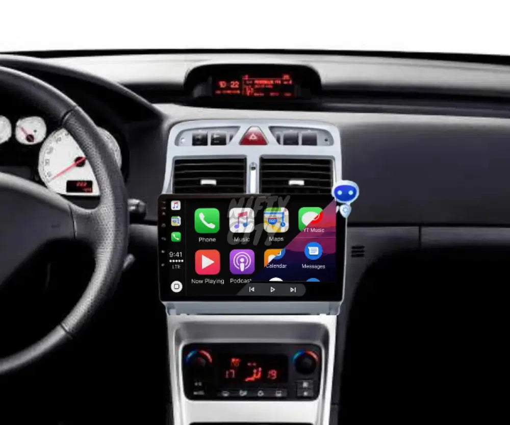 Peugeot 307 2002-2013 Apple CarPlay & Android Auto Integration