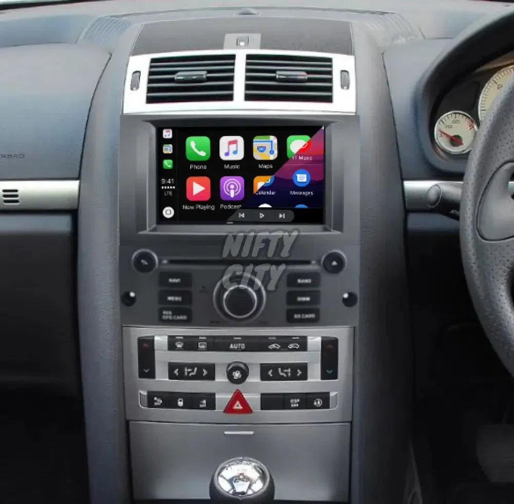 Autoradio Android 15 Hikity 9 Pollici Per Peugeot 407 2004-2008 Con CarPlay Wireless GPS DSP WiFi