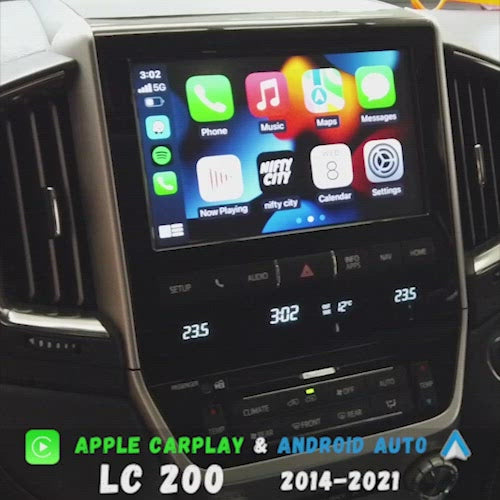 Toyota Landcruiser LC200 2014-2021 Apple CarPlay & Android Auto