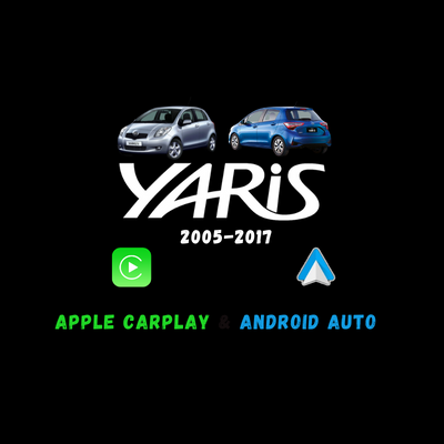 Toyota Yaris 2005-2017 Apple CarPlay & Android Auto Integration - Nifty City