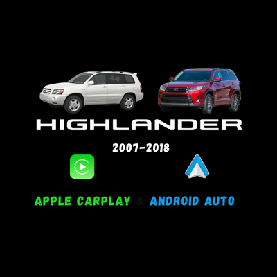 Toyota Highlander 2007-2018 Apple CarPlay & Android Auto Integration - Nifty City