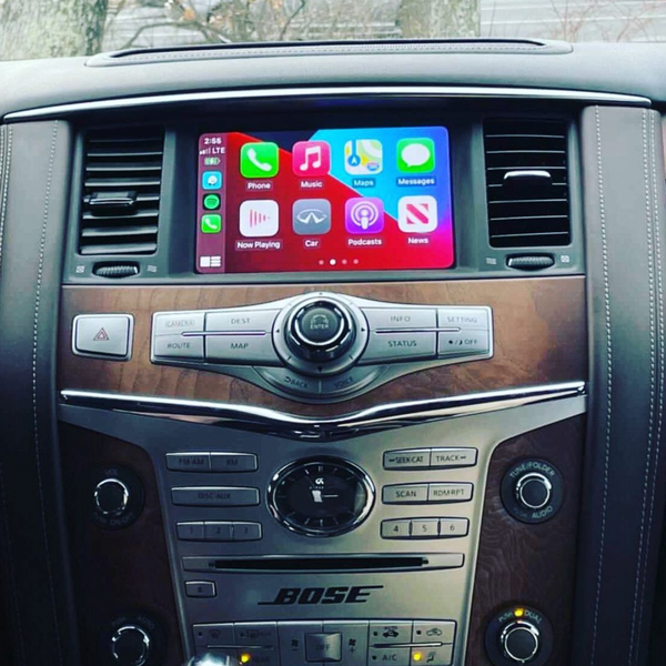 Upgrade Nissan Patrol Armada Factory Stereo Apple CarPlay Android Auto