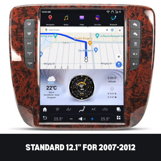 GMC Yukon 2007-2012 Apple CarPlay & Android Auto Tesla Screen