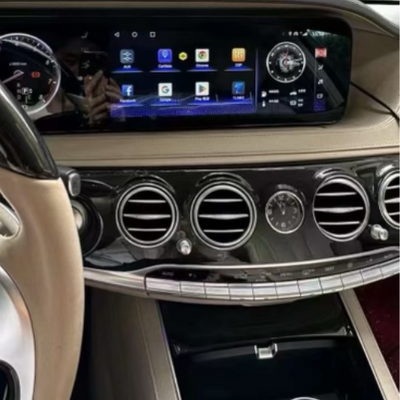 Mercedes Maybach S Class 2014-2018 Apple CarPlay & Android Auto Ultra-Wide Screen 24.2" - Nifty City