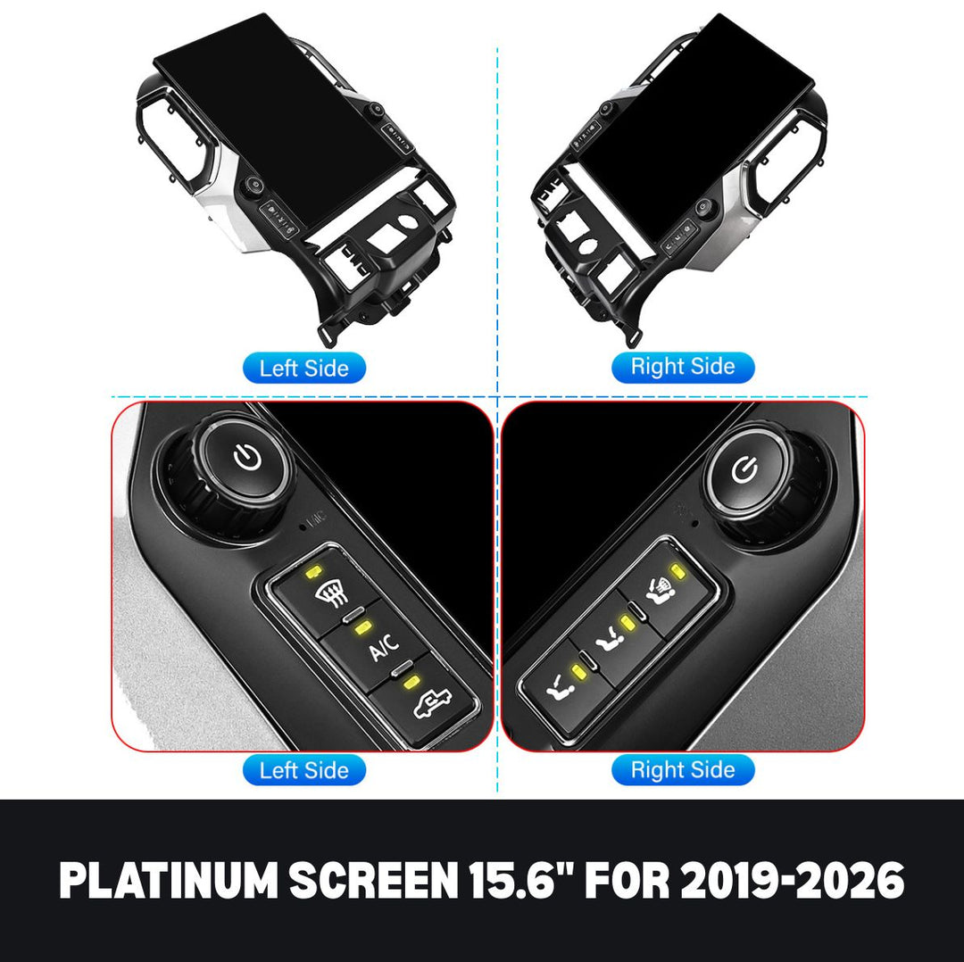 GMC Sierra 2007-2026 Apple CarPlay & Android Auto Tesla Screen
