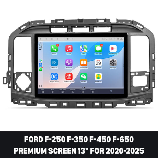 Ford F350 Apple CarPlay Tesla Screen 2009-2026