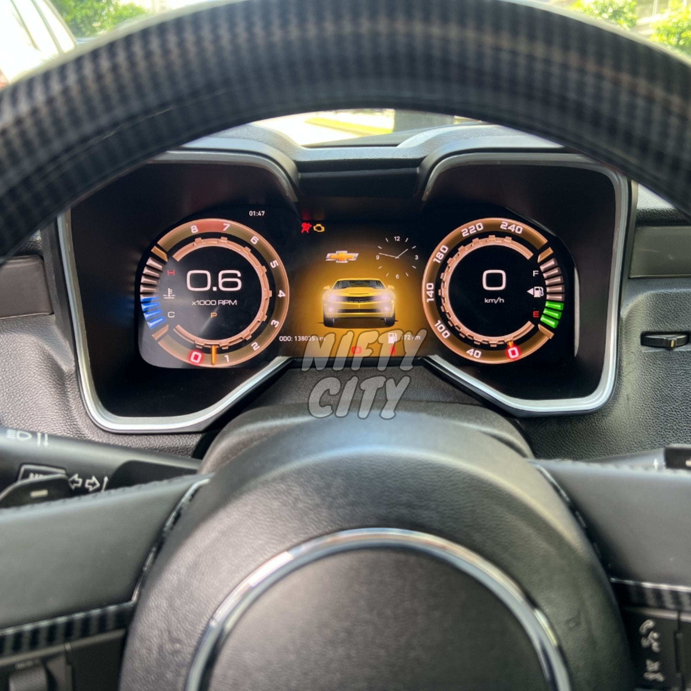 Chevrolet Camaro 2010-2015 Digital Instrument Dash Upgrade Speedo - Nifty City