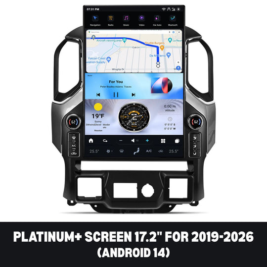 GMC Sierra 2007-2026 Apple CarPlay & Android Auto Tesla Screen