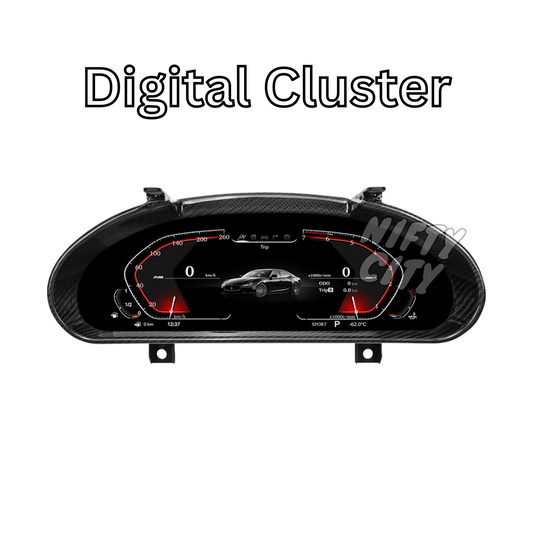 Maserati GT/GC 2007-2017 Fitout set (Digital Cluster & Screen & Digital AC Panel) - Nifty City