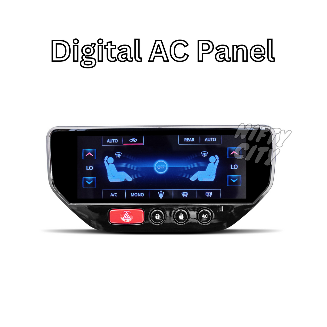 Maserati GT/GC 2007-2017 Fitout set (Digital Cluster & Screen & Digital AC Panel) - Nifty City