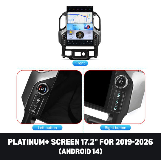 GMC Sierra 2007-2026 Apple CarPlay & Android Auto Tesla Screen