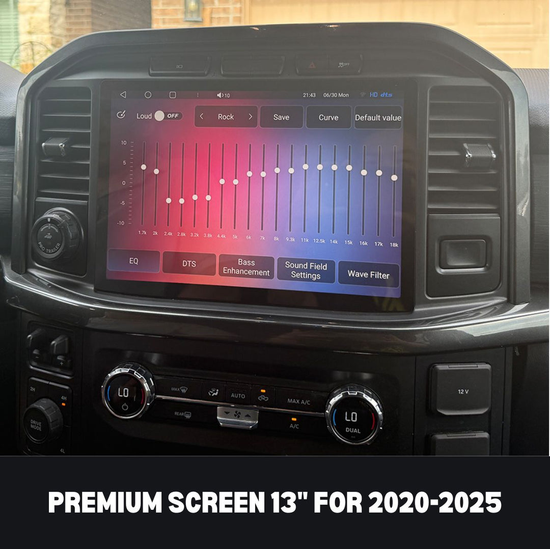 Ford F350 Apple CarPlay Tesla Screen 2009-2026