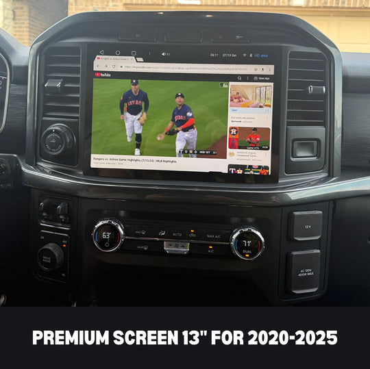 Ford F-150 Apple CarPlay Android Auto Tesla Screen 2009-2026