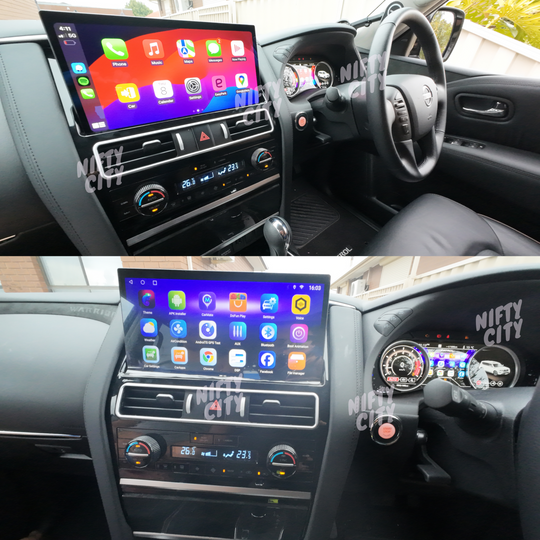 Nissan Patrol 2010-2023 Apple CarPlay & Android Auto Wide Screen - Nifty City