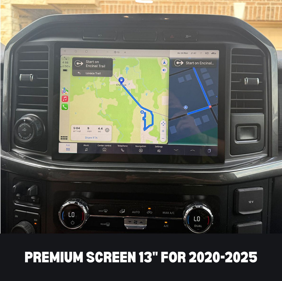 Ford F-150 Apple CarPlay Android Auto Tesla Screen 2009-2026