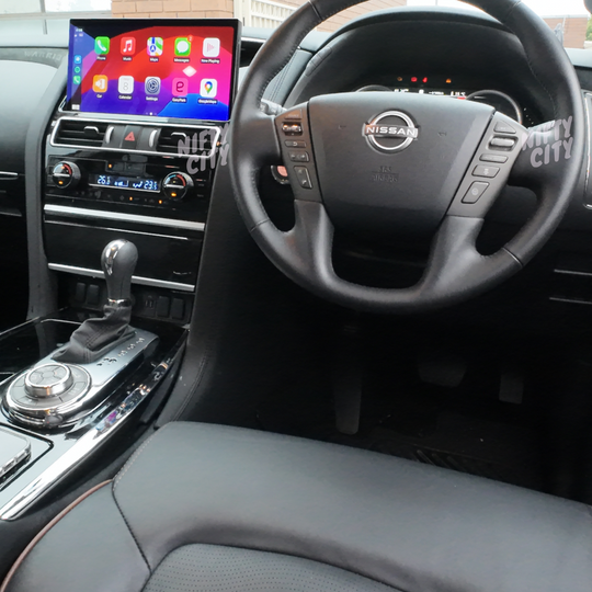 Nissan Patrol 2010-2023 Apple CarPlay & Android Auto Wide Screen - Nifty City
