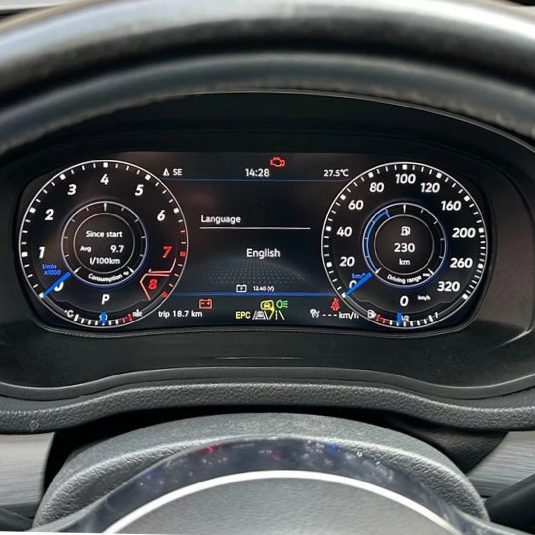 Volkswagen Golf Mk7 2012-2019 Digital Instrument Cluster Dash Speedo - Nifty City