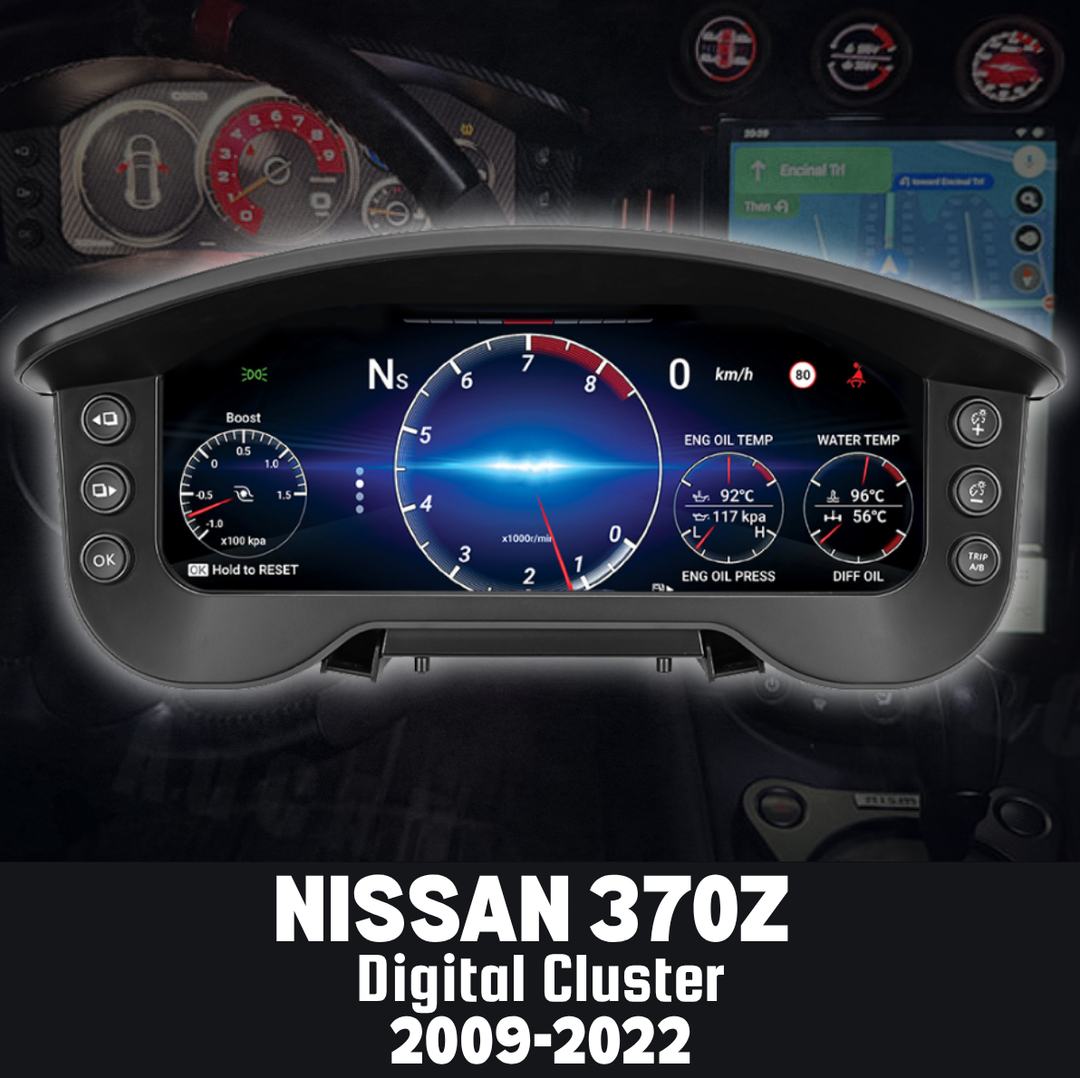 Nissan 370Z 2009-2022 Fitout Set (13.6" Tesla Screen & Digital Cluster)