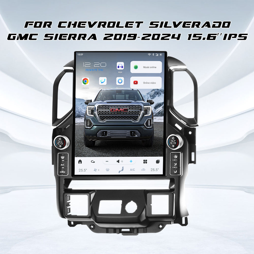 Chevrolet Silverado 2014-2025 Apple CarPlay & Android Auto Tesla Screen - Nifty City