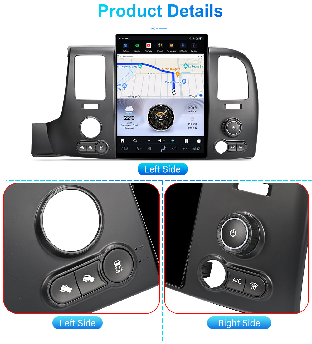 Chevrolet Silverado 2007-2012 Apple CarPlay & Android Auto Tesla Screen - Nifty City