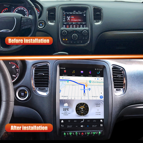 Dodge Durango 2010-2020 Apple CarPlay & Android Auto Tesla Screen - Nifty City