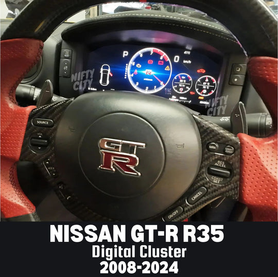 Nissan GT-R 2008-2024 Digital Instrument Cluster Dash Upgrade R35