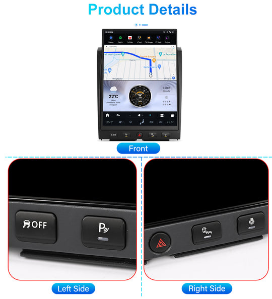 Nissan Titan 2016-2025 Apple CarPlay & Android Auto Tesla Screen - Nifty City