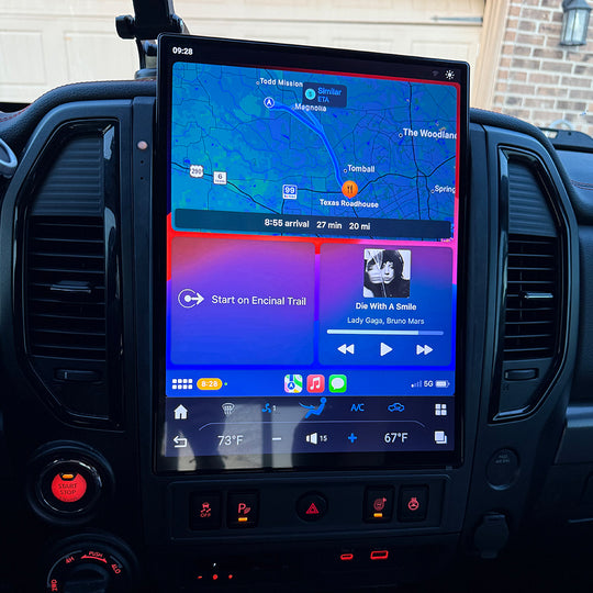 Nissan Titan 2016-2025 Apple CarPlay & Android Auto Tesla Screen - Nifty City