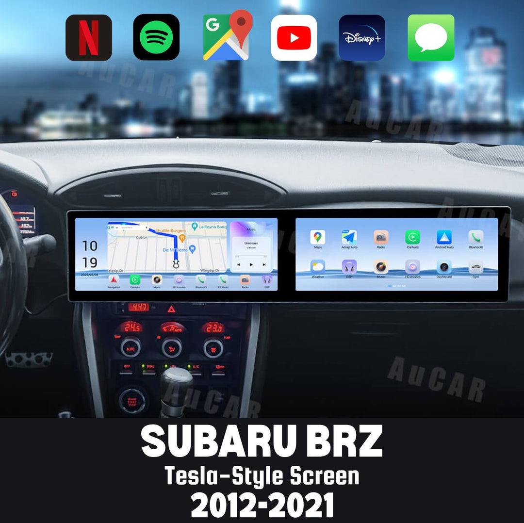 Subaru BRZ 2012-2021 Apple CarPlay & Android Auto Tesla Screen