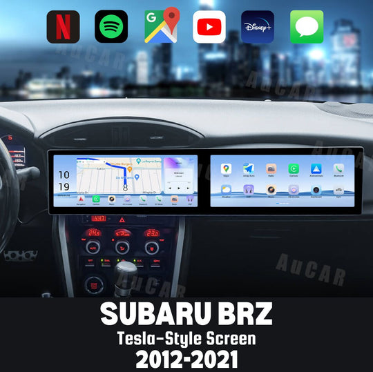 Subaru BRZ 2012-2021 Apple CarPlay & Android Auto Tesla Screen