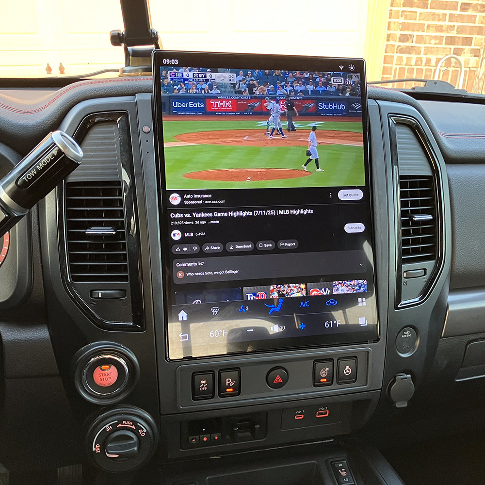 Nissan Titan 2016-2025 Apple CarPlay & Android Auto Tesla Screen - Nifty City
