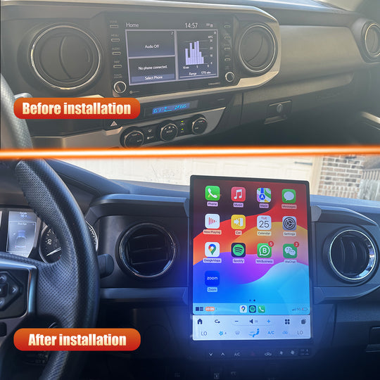 Tesla Screen Toyota Tacoma 2005-2023 Apple CarPlay Android Auto - Nifty City