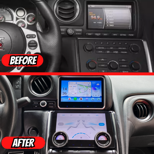 Nissan GT-R 2008-2016 Digital AC Climate Control Panel Display Upgrade - Nifty City