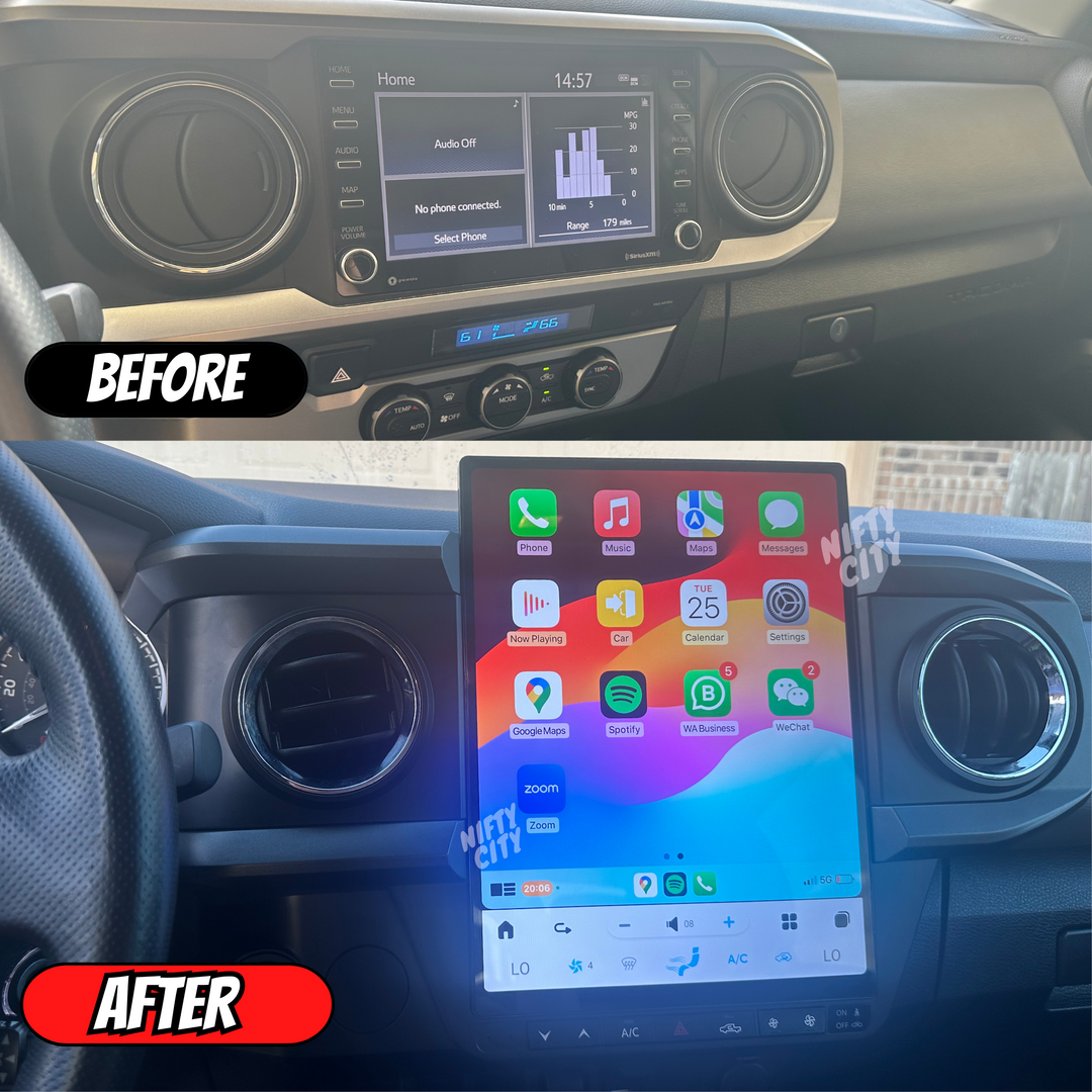 Tesla Screen Toyota Tacoma 2005-2023 Apple CarPlay Android Auto - Nifty City