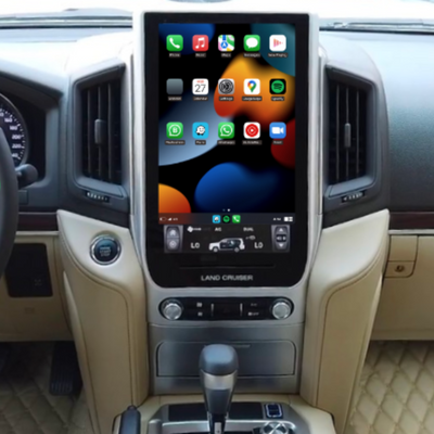 Toyota LC 200 2008-2020 Apple CarPlay & Android Auto Tesla-Style - Nifty City