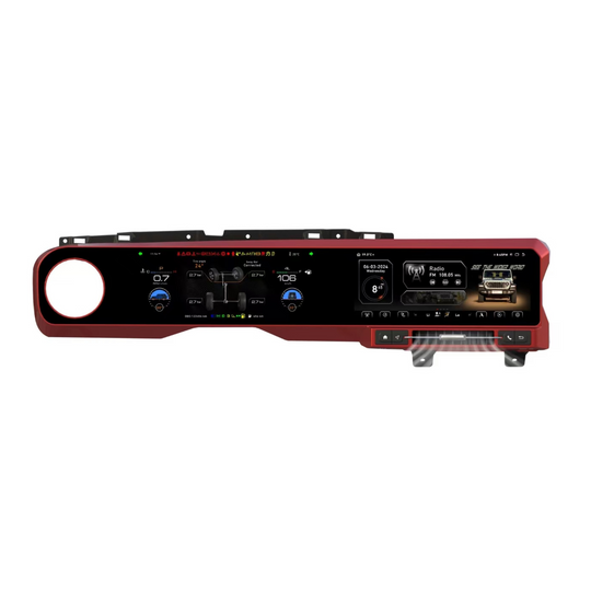 Jeep Gladiator 2018-2023 Digital Instrument Cluster Dash Upgrade Long QLED Screen - Nifty City