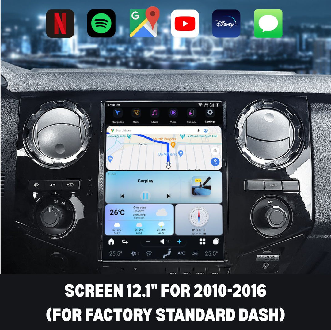 Ford F350 Apple CarPlay Tesla Screen 2009-2026