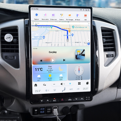 Tesla Screen Toyota Tacoma 2005-2023 Apple CarPlay Android Auto - Nifty City