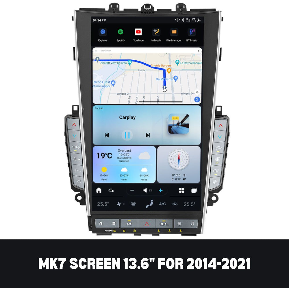 Infiniti Q50 2014-2021 Apple CarPlay & Android Auto Tesla Screen MK7