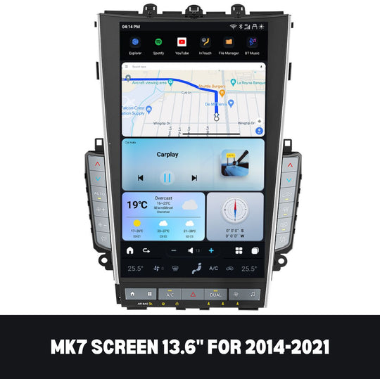Infiniti Q50 2014-2021 Apple CarPlay & Android Auto Tesla Screen MK7