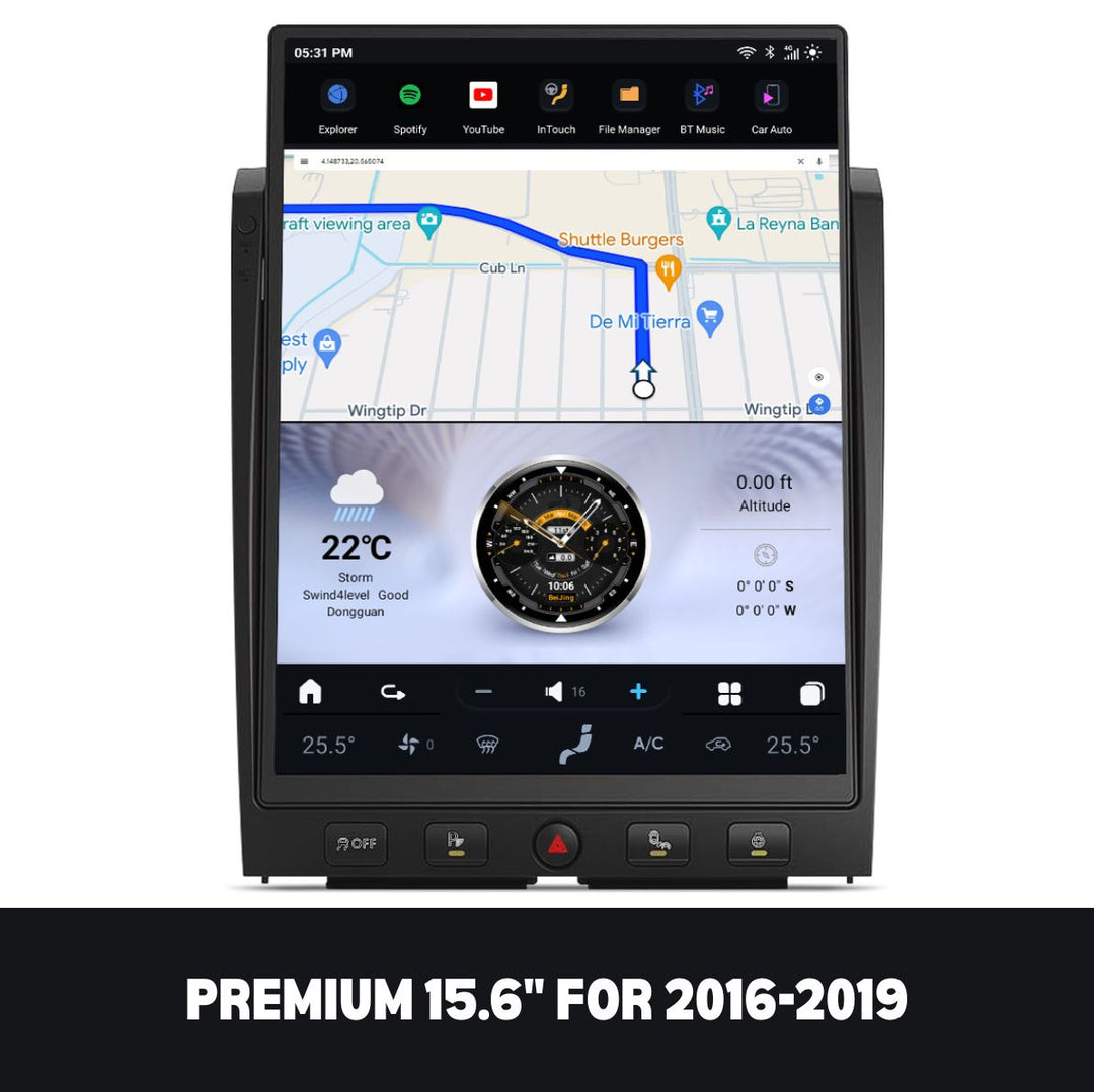 Nissan Titan 2016-2025 Apple CarPlay & Android Auto Tesla Screen - Nifty City