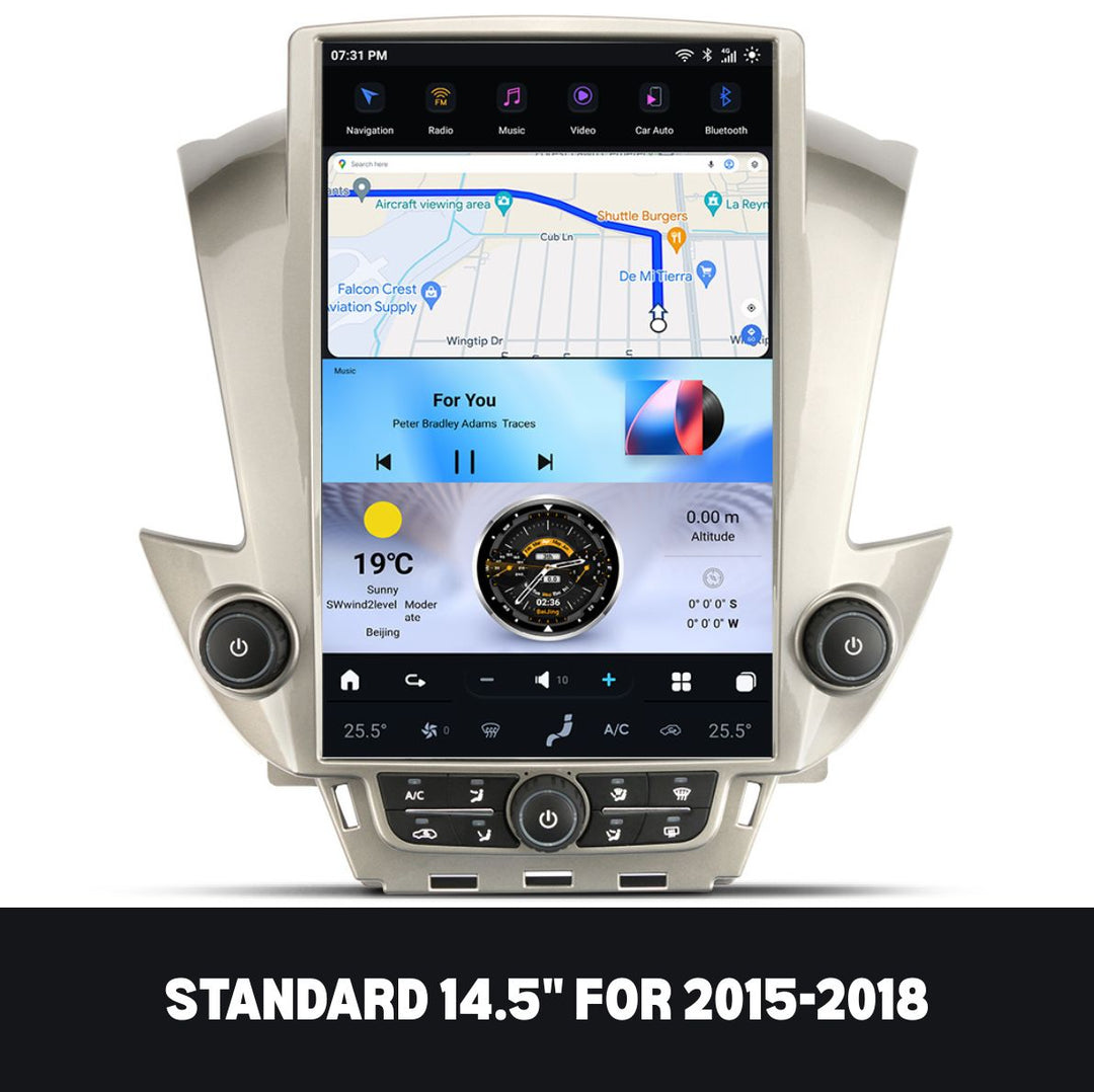 GMC Yukon 2015-2018 Apple CarPlay & Android Auto Tesla Screen