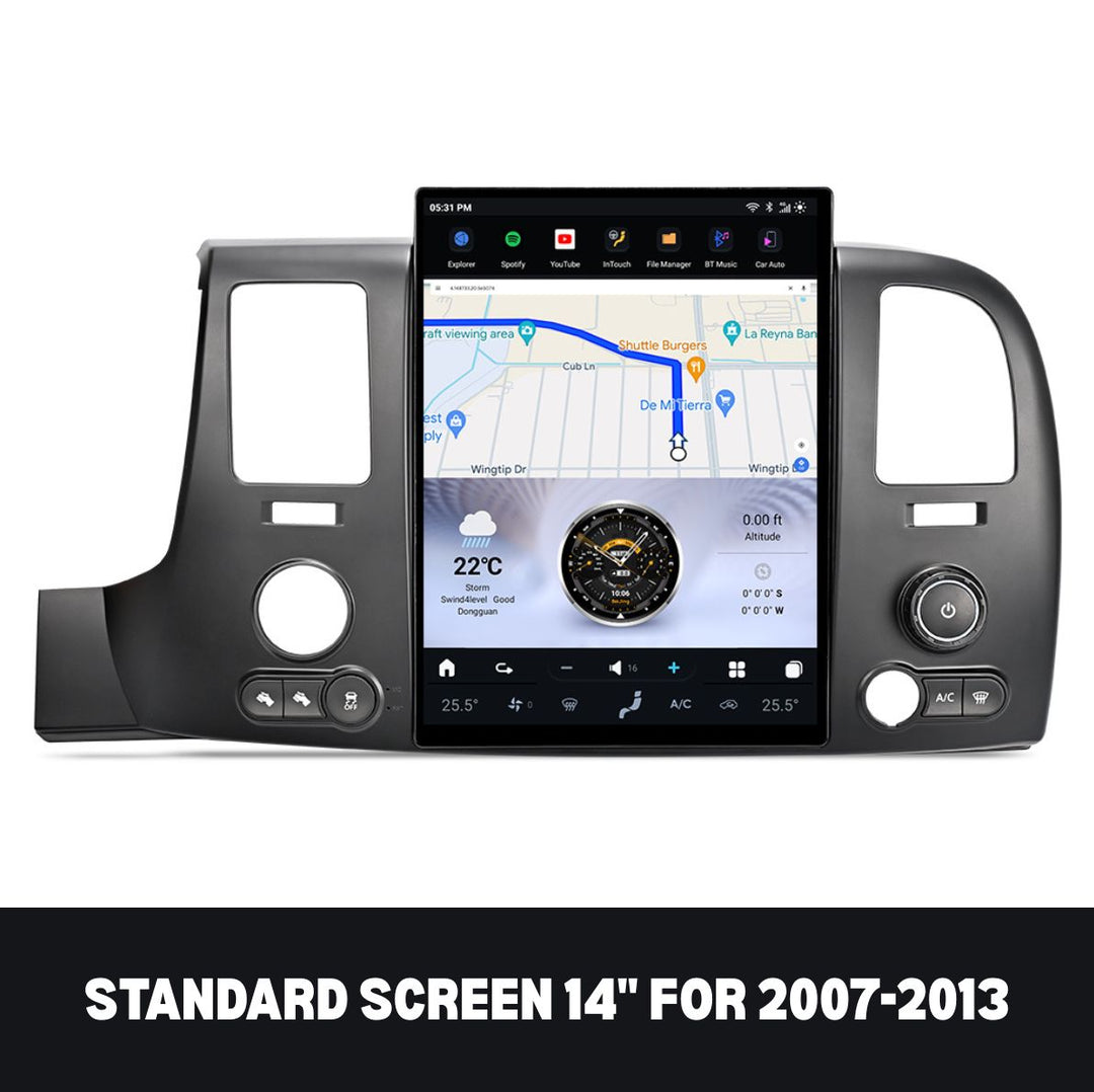 GMC Sierra 2007-2026 Apple CarPlay & Android Auto Tesla Screen