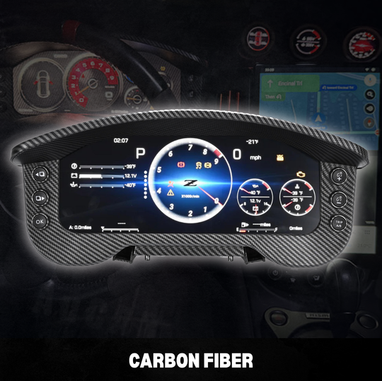 The Ultimate 370Z Digital Cockpit (Tesla Screen + Cluster + Gauges)