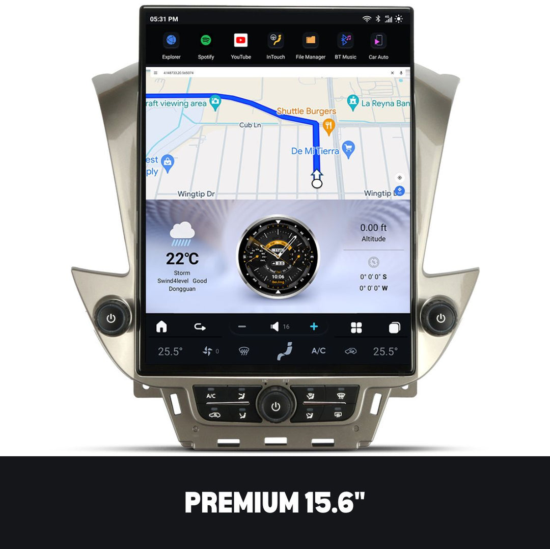 Chevrolet Suburban 2015-2018 Apple CarPlay & Android Auto Tesla Screen