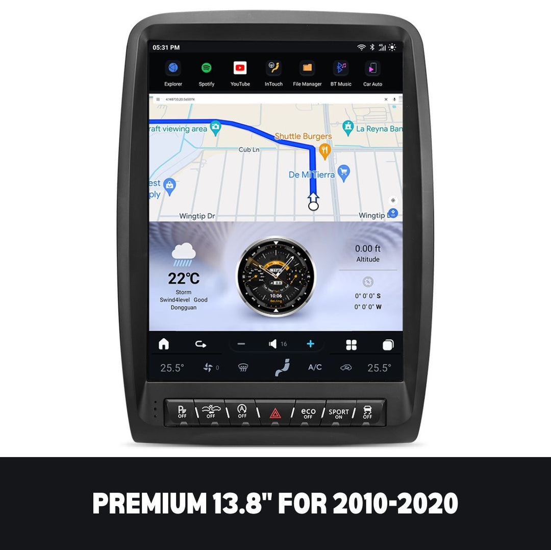 Dodge Durango 2010-2020 Apple CarPlay & Android Auto Tesla Screen - Nifty City
