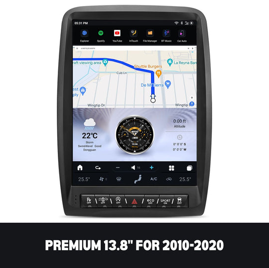 Dodge Durango 2010-2020 Apple CarPlay & Android Auto Tesla Screen - Nifty City