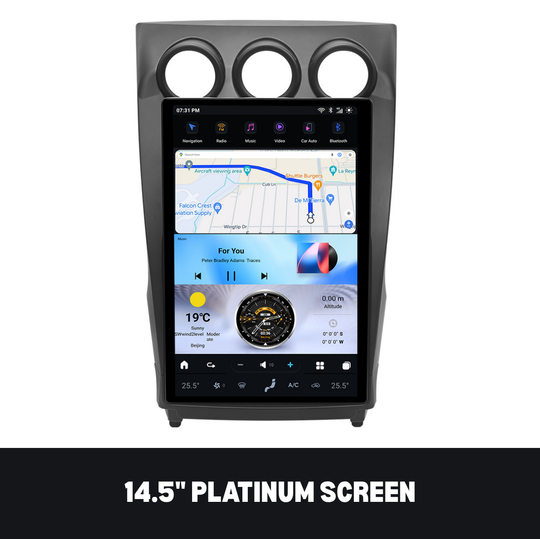 Nissan 350Z 2002-2009 Apple CarPlay & Android Auto Tesla Screen