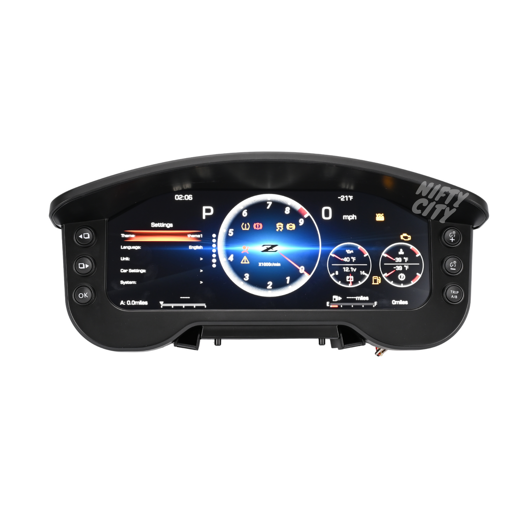Nissan 370Z 2009-2022 Digital Instrument Cluster Dash Speedo Upgrade - Nifty City